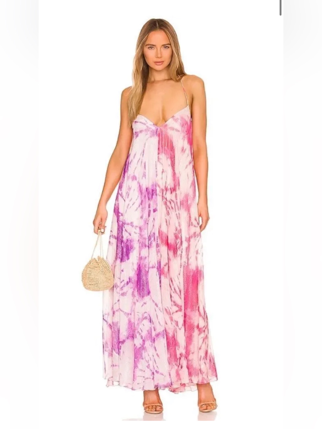 Rococo Sand Ava Maxi Dress Fuchsia & Pink, L